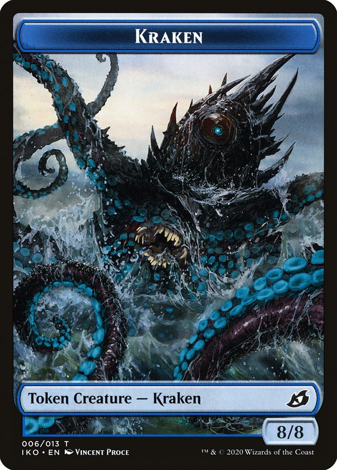 Kraken Token [Ikoria: Lair of Behemoths Tokens] - Evolution TCG
