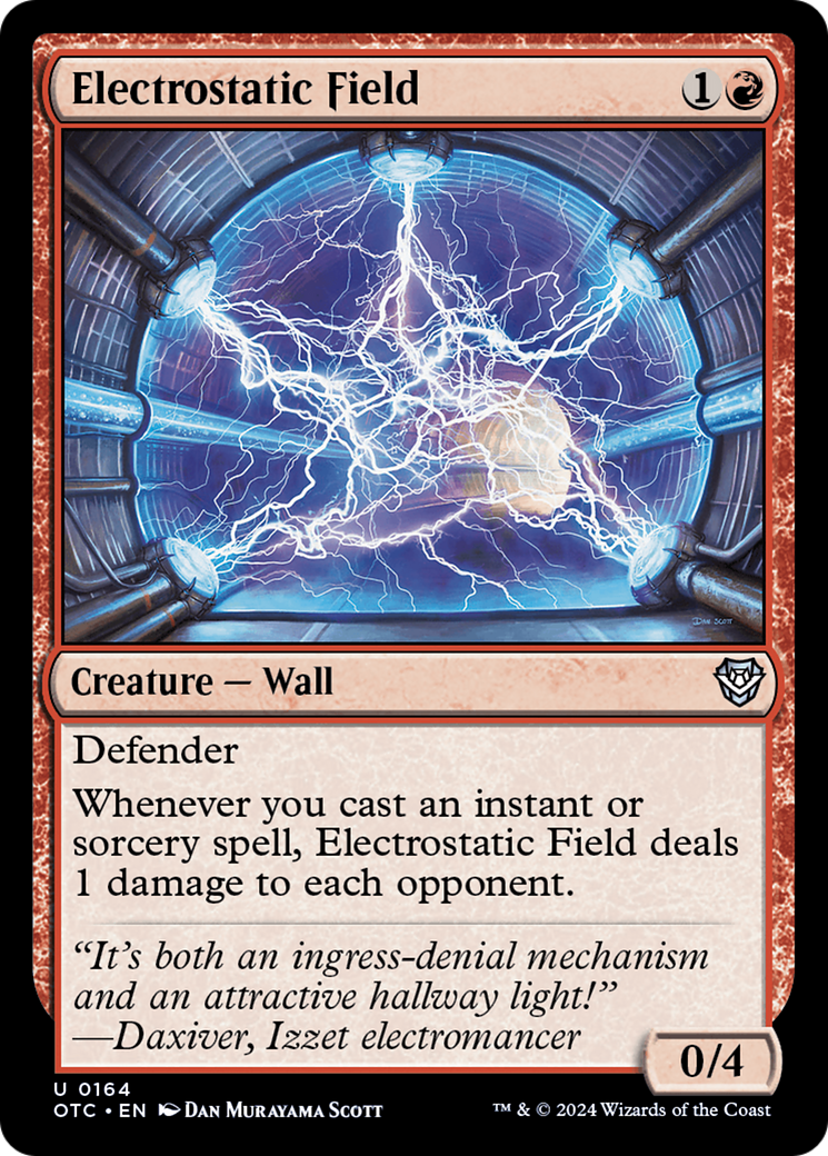Electrostatic Field [Outlaws of Thunder Junction Commander] - Evolution TCG