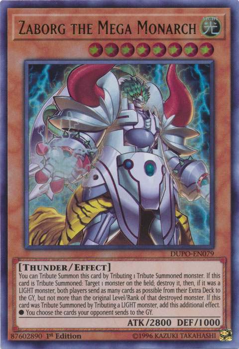 Zaborg the Mega Monarch [DUPO-EN079] Ultra Rare - Evolution TCG