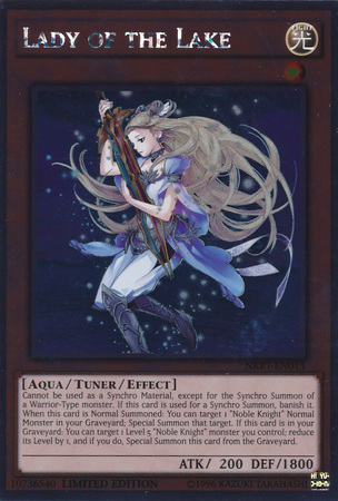 Lady of the Lake [NKRT-EN013] Platinum Rare - Evolution TCG