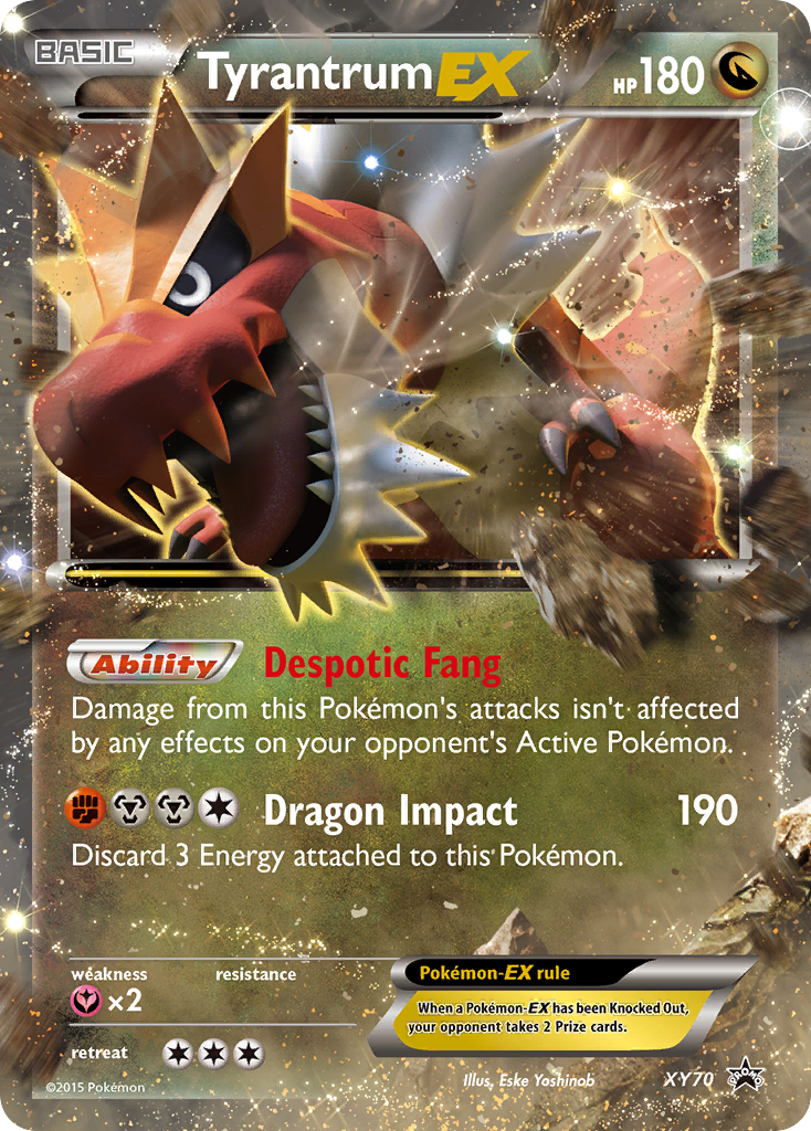 Tyrantrum EX (XY70) [XY: Black Star Promos] - Evolution TCG