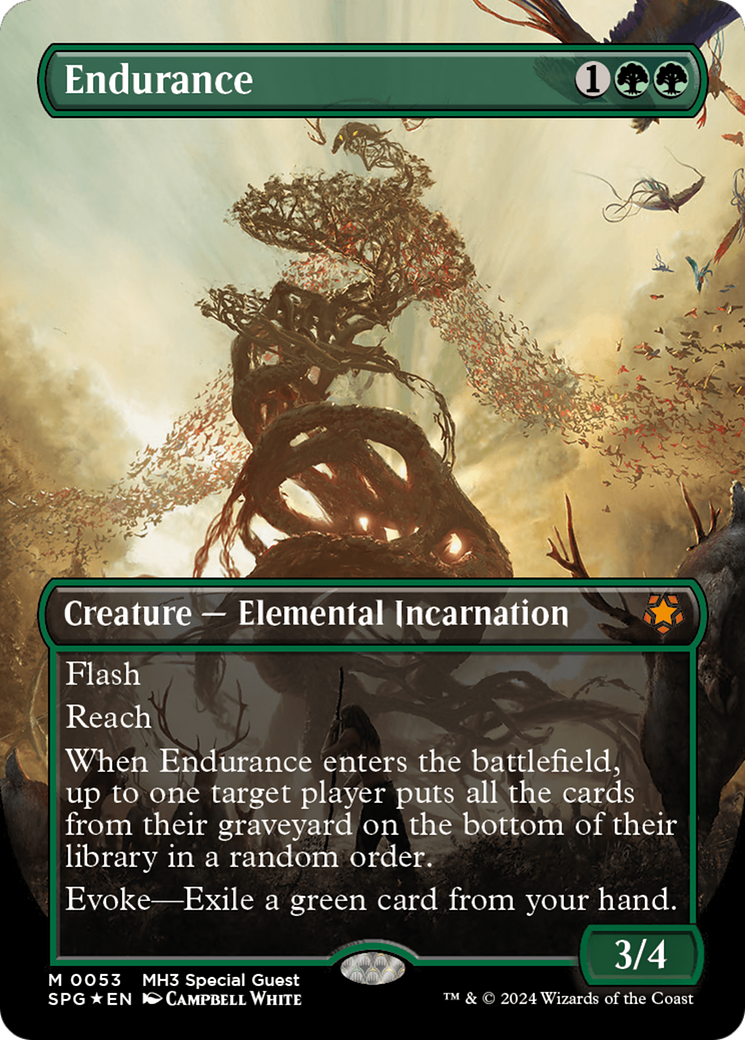 Endurance (Borderless) (Textured Foil) [Modern Horizons 3 Special Guests] - Evolution TCG