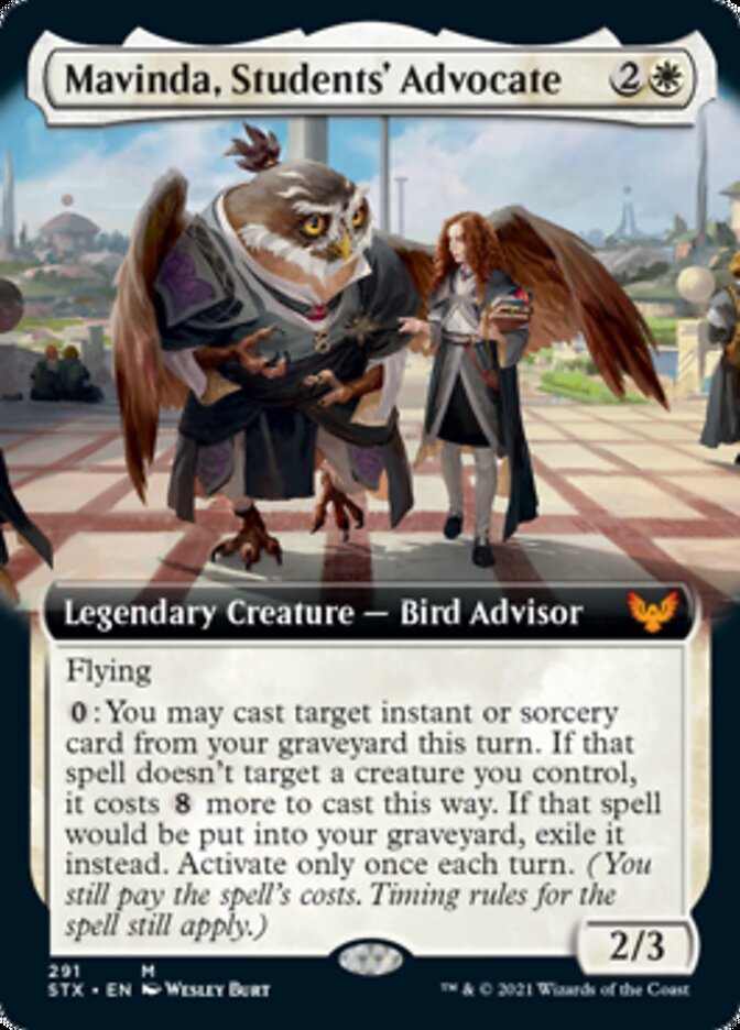 Mavinda, Students' Advocate (Extended Art) [Strixhaven: School of Mages] - Evolution TCG