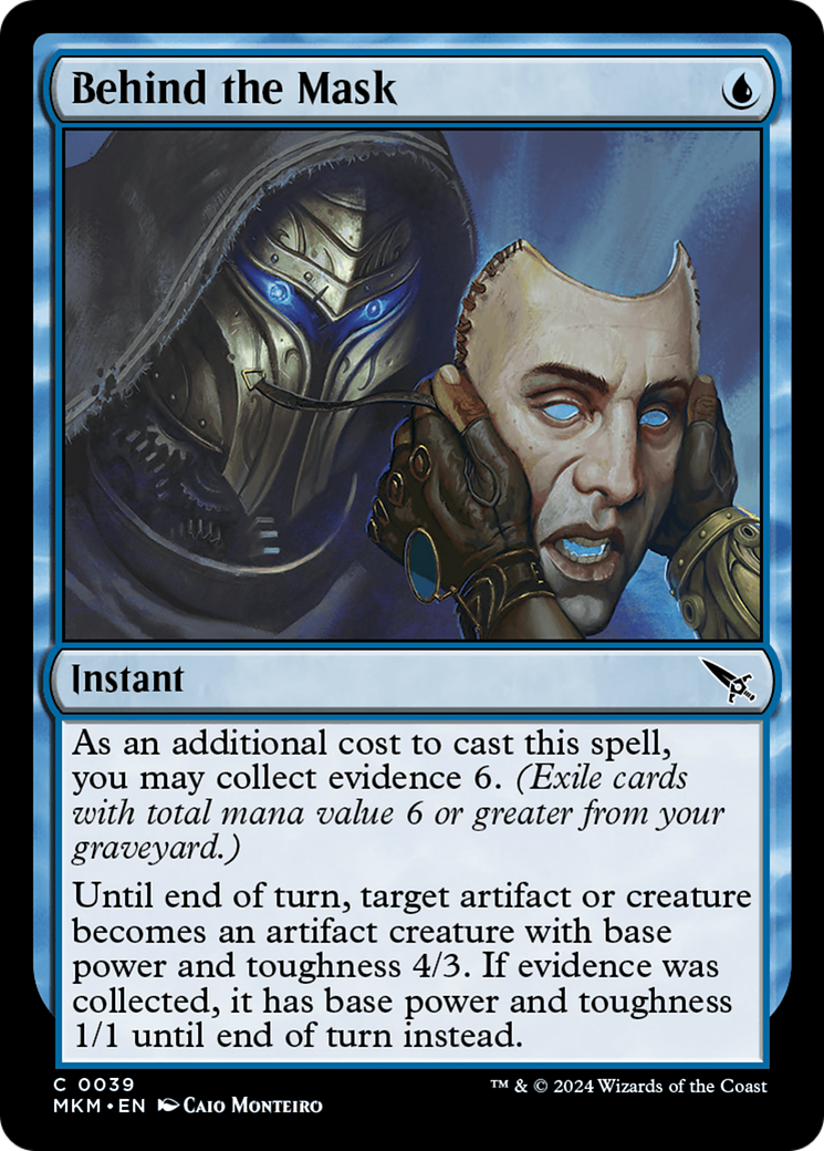 Behind the Mask [Murders at Karlov Manor] - Evolution TCG