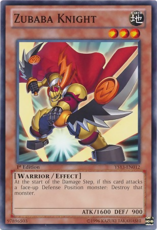 Zubaba Knight [YS13-EN012] Common - Evolution TCG