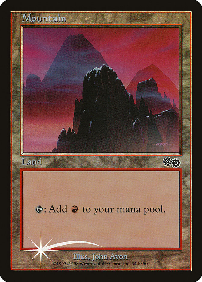 Mountain (5) [Arena League 1999] - Evolution TCG