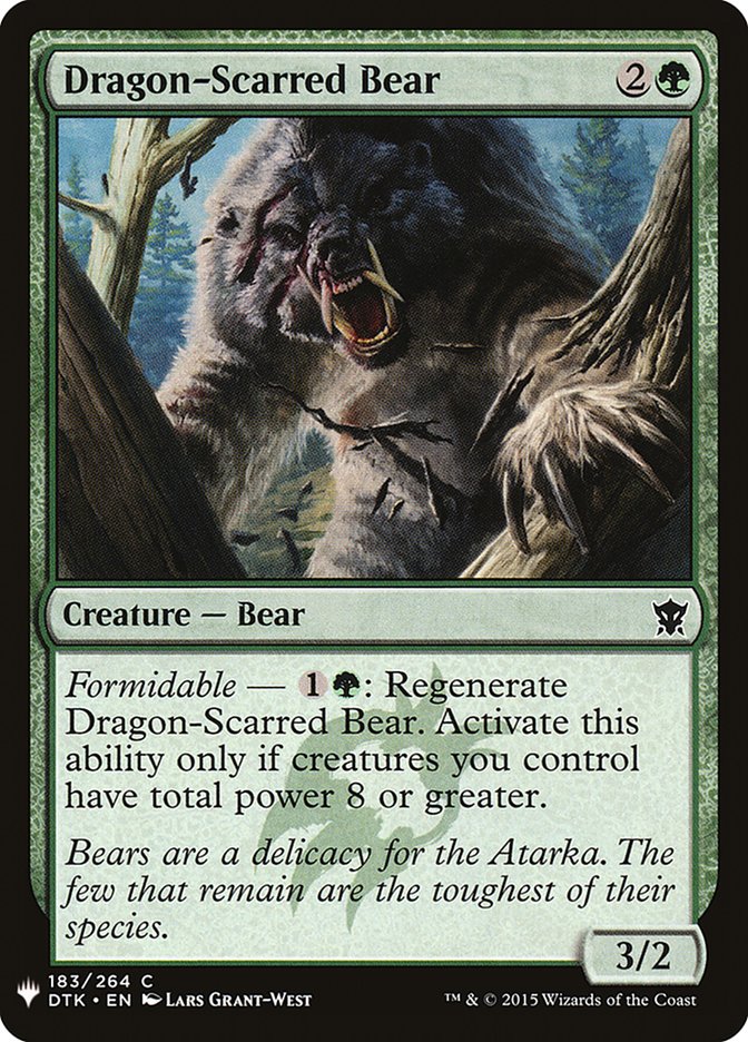 Dragon-Scarred Bear [Mystery Booster] - Evolution TCG