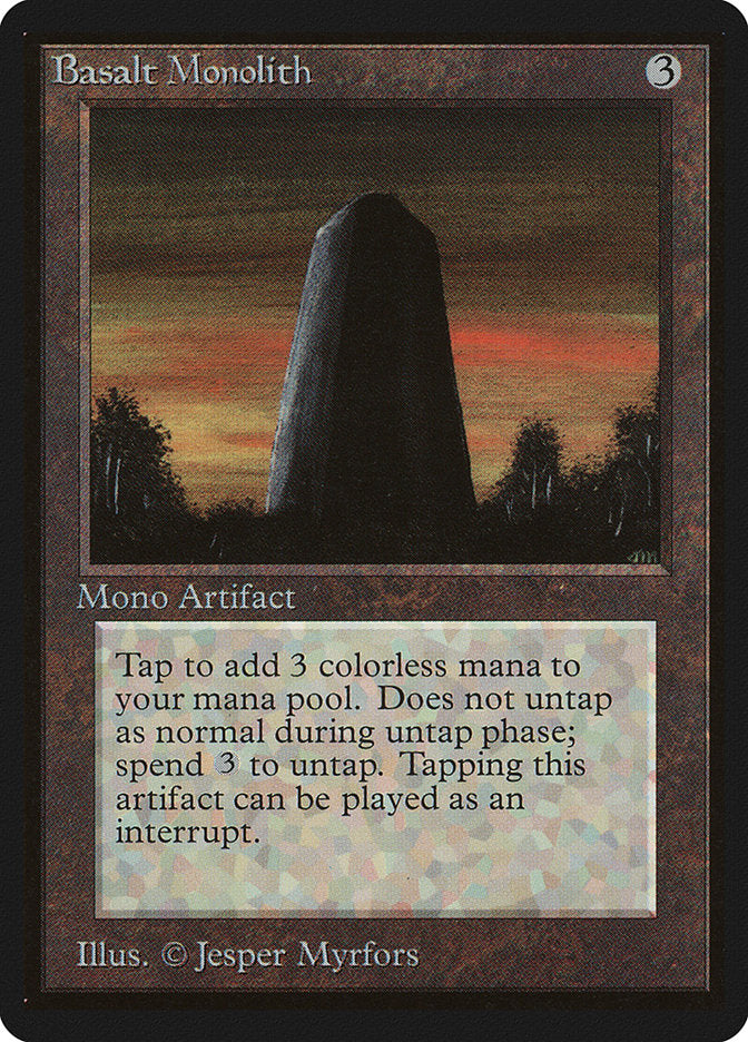 Basalt Monolith [Beta Edition] - Evolution TCG