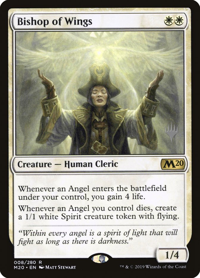 Bishop of Wings (Promo Pack) [Core Set 2020 Promos] - Evolution TCG