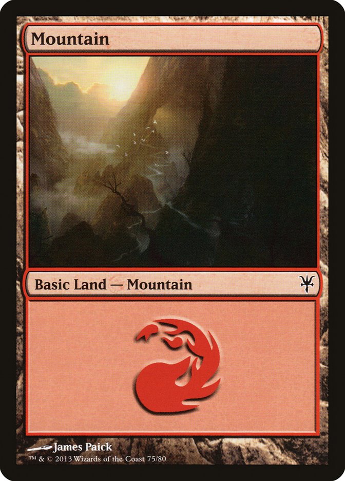 Mountain (75) [Duel Decks: Sorin vs. Tibalt] - Evolution TCG