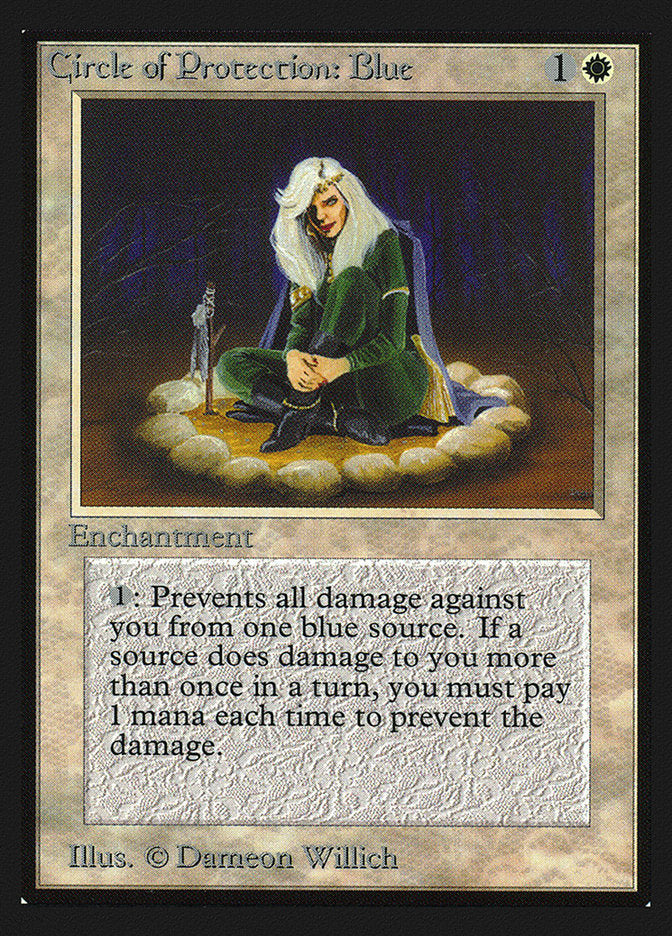 Circle of Protection: Blue [Collectors' Edition] - Evolution TCG