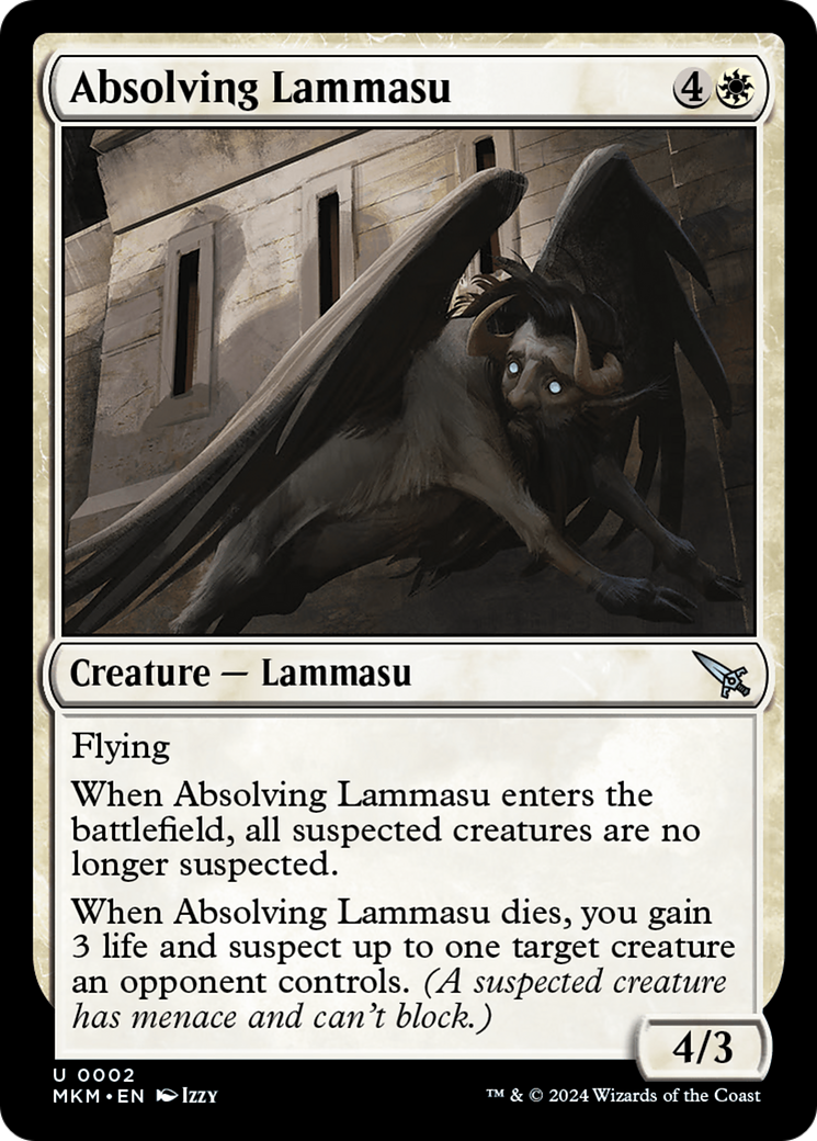 Absolving Lammasu [Murders at Karlov Manor] - Evolution TCG