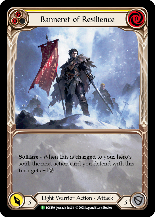 Banneret of Resilience (Extended Art) [LGS179] (Promo)  Rainbow Foil - Evolution TCG