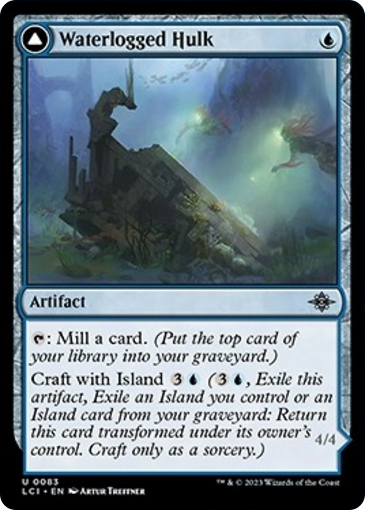 Waterlogged Hulk // Watertight Gondola [The Lost Caverns of Ixalan] - Evolution TCG