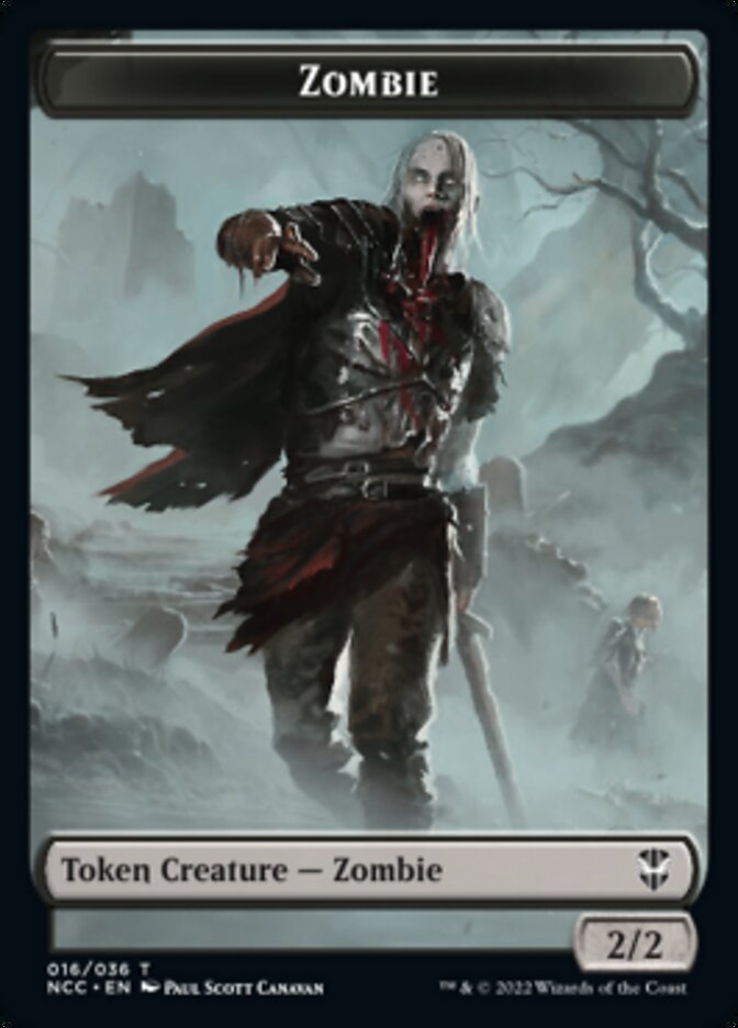 Zombie // Goat Double-Sided Token [Streets of New Capenna Commander Tokens] - Evolution TCG