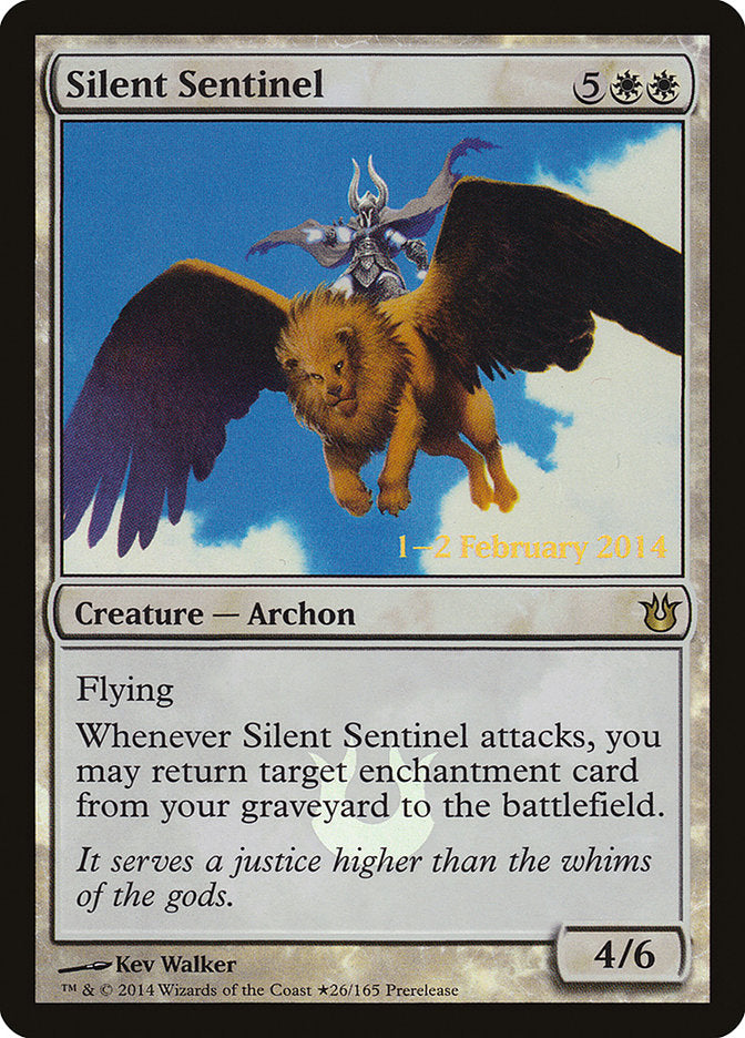 Silent Sentinel [Born of the Gods Prerelease Promos] - Evolution TCG