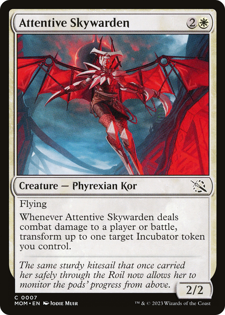 Attentive Skywarden [March of the Machine] - Evolution TCG