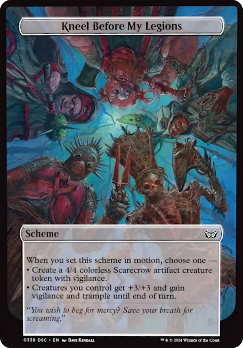 Kneel Before My Legions (Full Art) [Duskmourn: Archenemy] - Evolution TCG