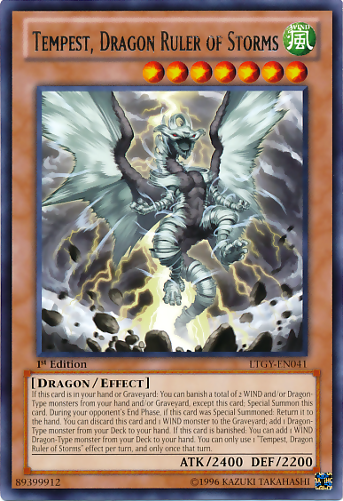 Tempest, Dragon Ruler of Storms [LTGY-EN041] Rare - Evolution TCG