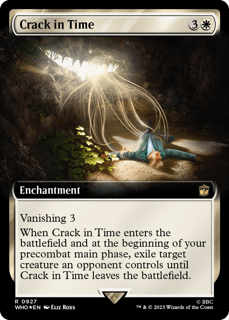 Crack in Time (Extended Art) (Surge Foil) [Doctor Who] - Evolution TCG