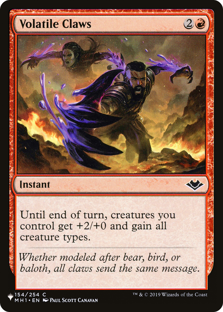 Volatile Claws [The List] - Evolution TCG
