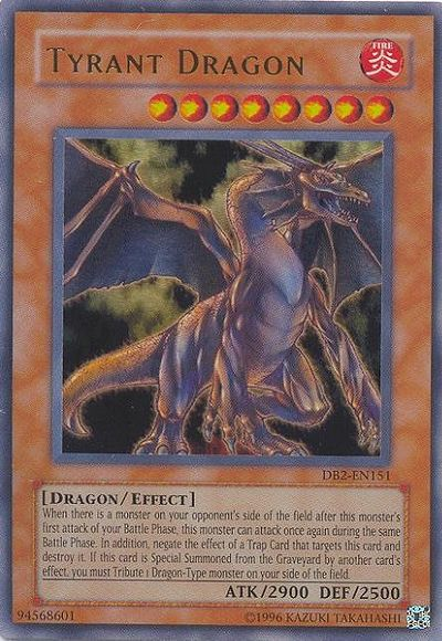 Tyrant Dragon [DB2-EN151] Ultra Rare - Evolution TCG