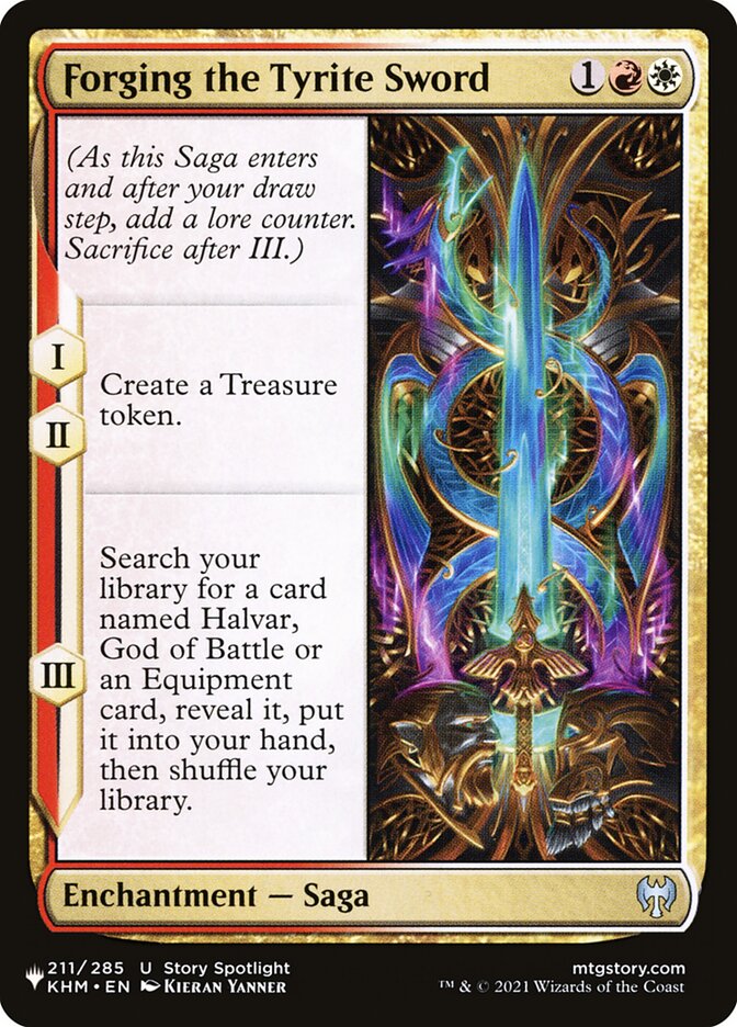 Forging the Tyrite Sword [The List] - Evolution TCG