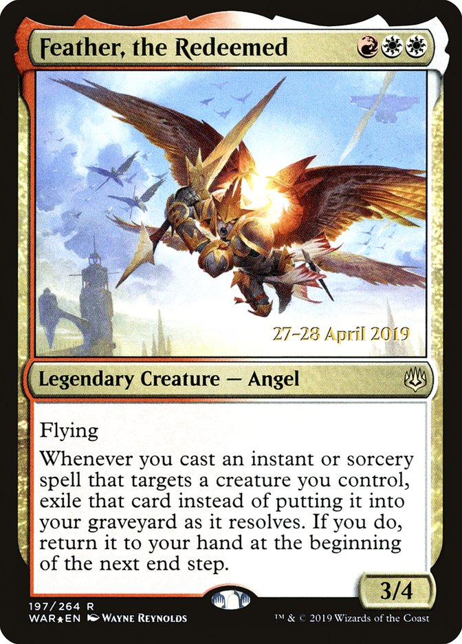 Feather, the Redeemed [War of the Spark Prerelease Promos] - Evolution TCG