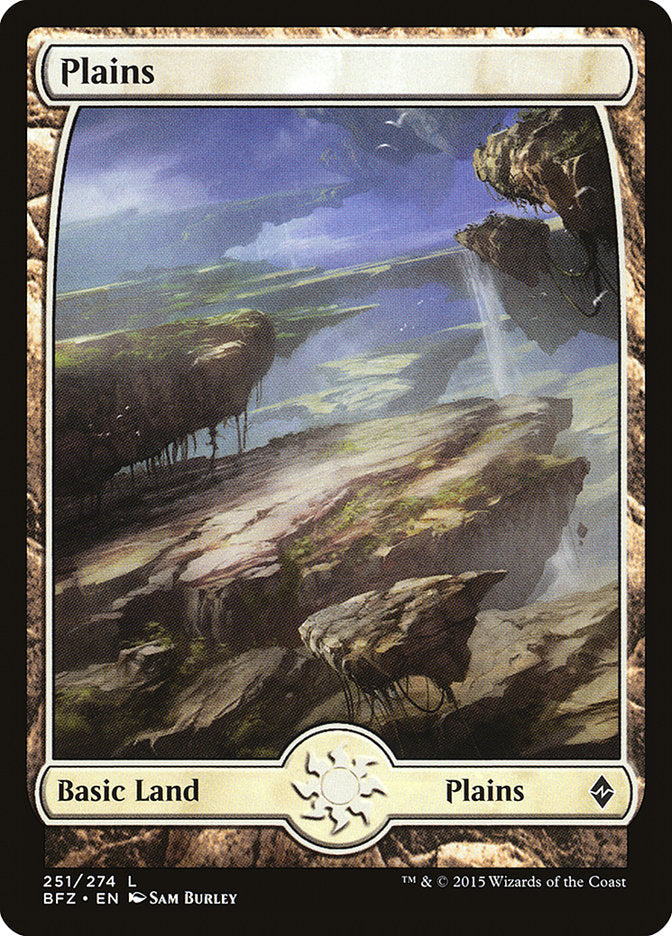 Plains (251) (Full Art) [Battle for Zendikar] - Evolution TCG