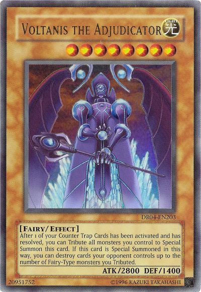 Voltanis the Adjudicator [DR04-EN203] Ultra Rare - Evolution TCG