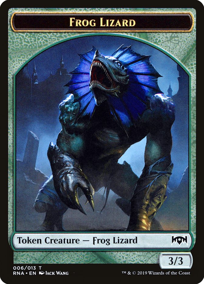 Frog Lizard Token [Ravnica Allegiance Tokens] - Evolution TCG