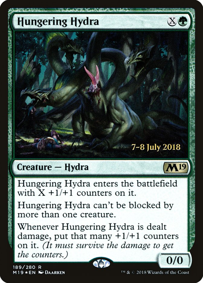 Hungering Hydra [Core Set 2019 Prerelease Promos] - Evolution TCG