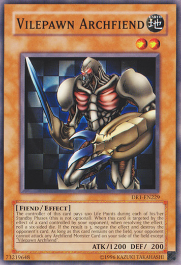 Vilepawn Archfiend [DR1-EN229] Common - Evolution TCG