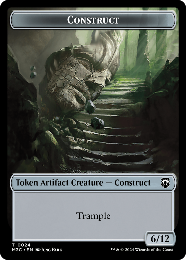 Construct // Myr Double-Sided Token [Modern Horizons 3 Commander Tokens] - Evolution TCG