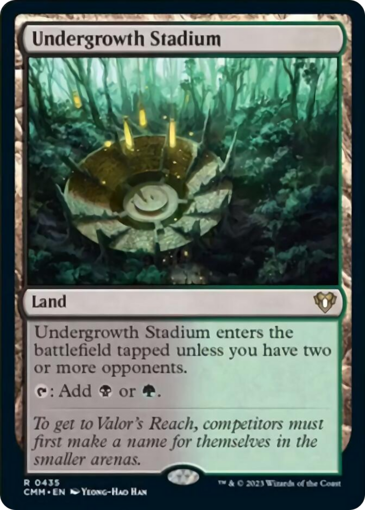 Undergrowth Stadium [Commander Masters] - Evolution TCG