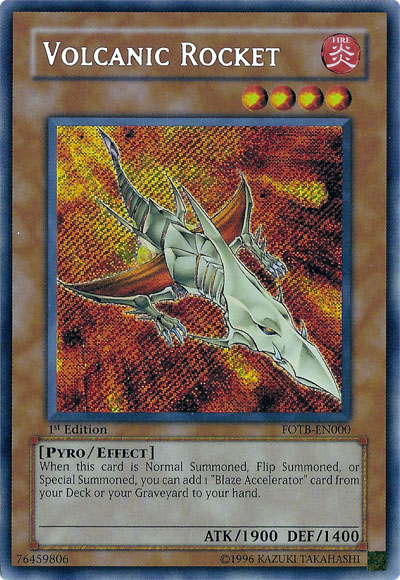 Volcanic Rocket [FOTB-EN000] Secret Rare - Evolution TCG