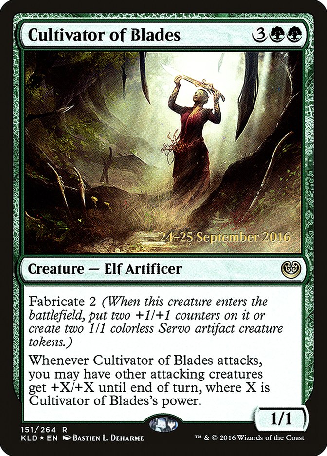 Cultivator of Blades [Kaladesh Prerelease Promos] - Evolution TCG