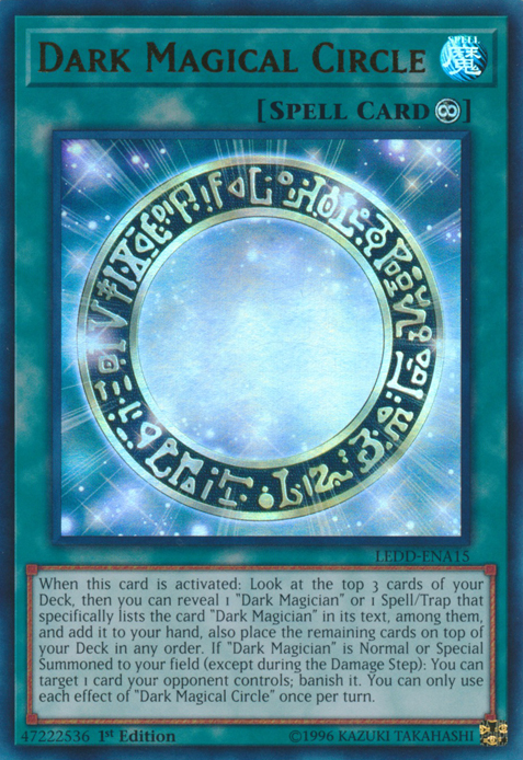 Dark Magical Circle [LEDD-ENA15] Ultra Rare - Evolution TCG