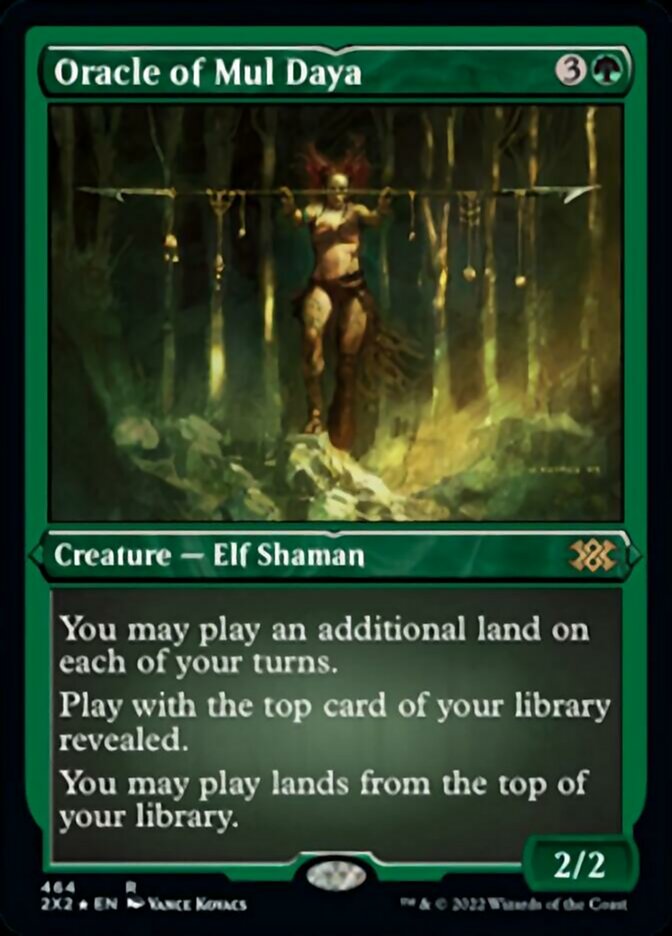 Oracle of Mul Daya (Foil Etched) [Double Masters 2022] - Evolution TCG