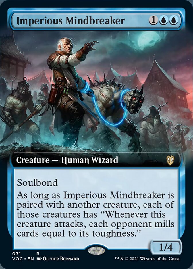 Imperious Mindbreaker (Extended Art) [Innistrad: Crimson Vow Commander] - Evolution TCG