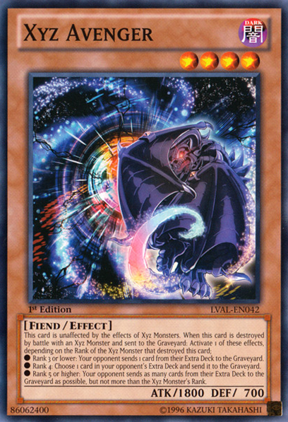 Xyz Avenger [LVAL-EN042] Common - Evolution TCG