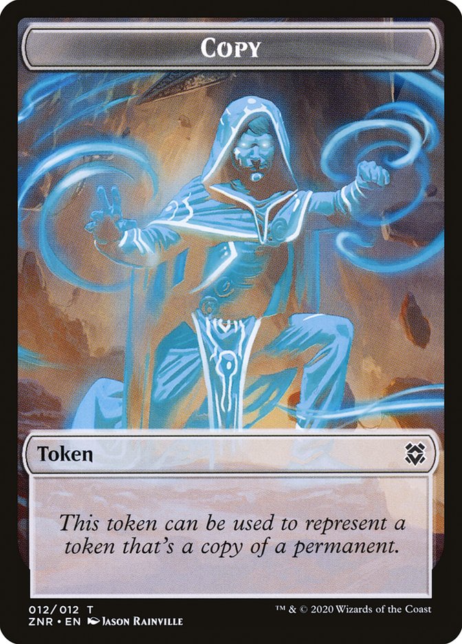 Cat Beast // Copy Double-Sided Token [Zendikar Rising Tokens] - Evolution TCG