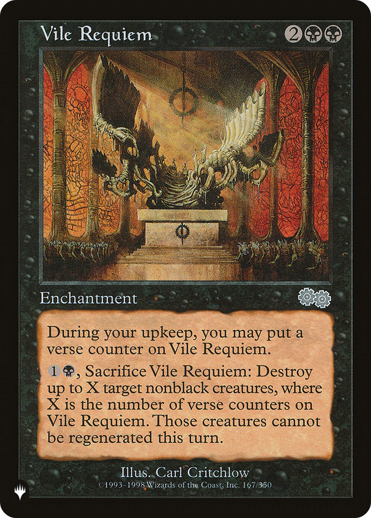 Vile Requiem (USG) [The List] - Evolution TCG