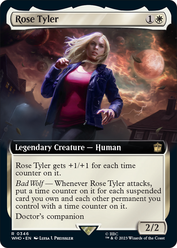 Rose Tyler (Extended Art) [Doctor Who] - Evolution TCG