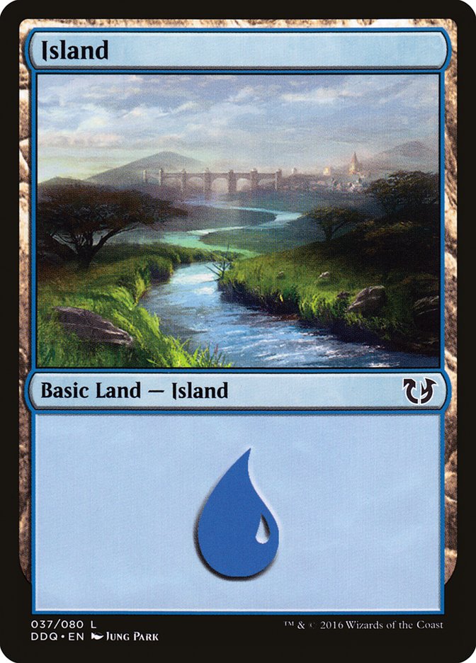 Island (37) [Duel Decks: Blessed vs. Cursed] - Evolution TCG