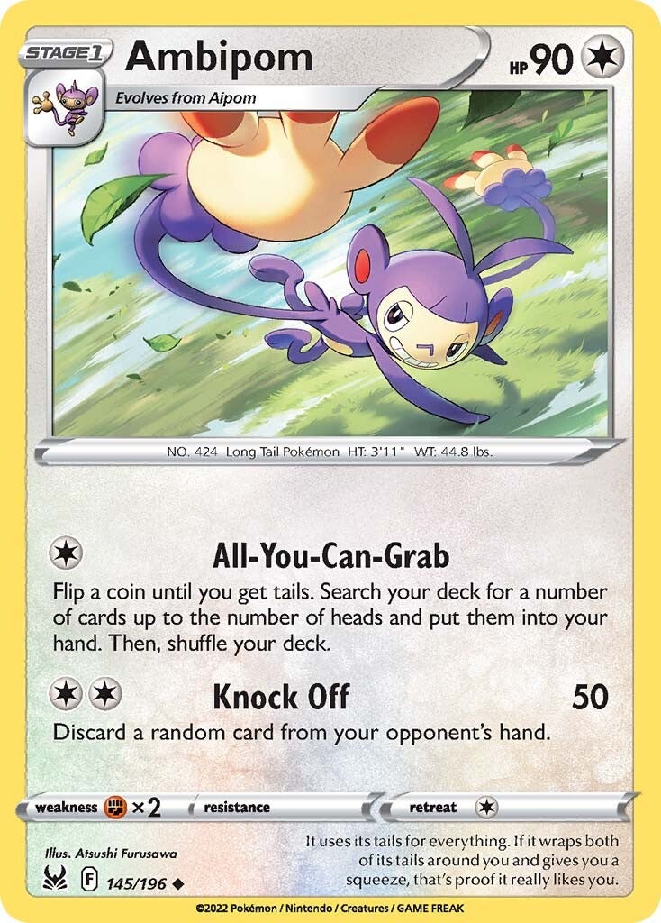 Ambipom (145/196) [Sword & Shield: Lost Origin] - Evolution TCG