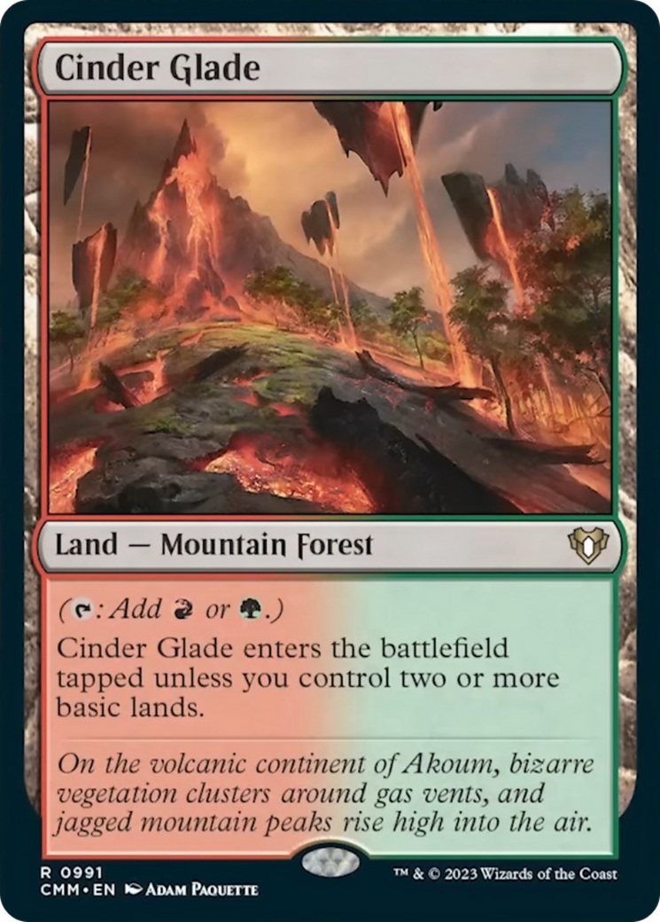 Cinder Glade [Commander Masters] - Evolution TCG