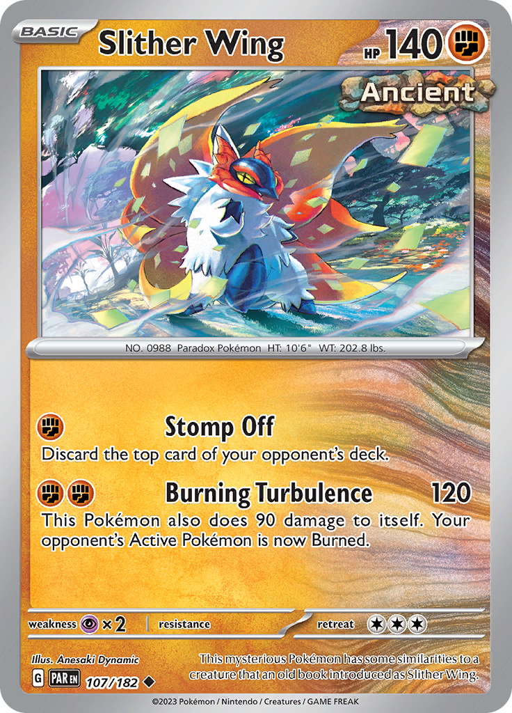 Slither Wing (107/182) [Scarlet & Violet: Paradox Rift] - Evolution TCG