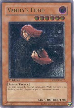 Vanity's Fiend [CDIP-EN017] Ultimate Rare - Evolution TCG