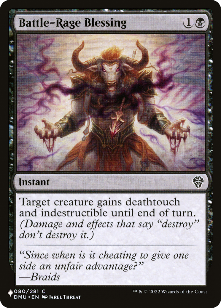 Battle-Rage Blessing [The List] - Evolution TCG